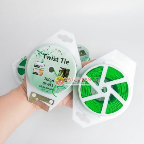 Dây kẽm bọc nhựa buộc lan - Dài 100m